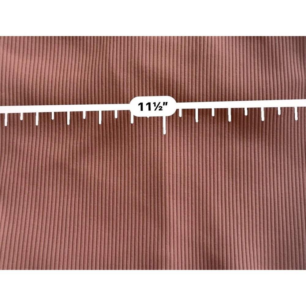 Vuori Ribbed Crop Tank Top Pink V-Neck Criss Cross Back Shelf Bra Activewear XS - Picture 6 of 6